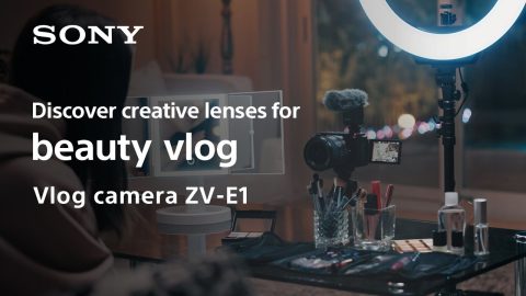 Lenses for beauty vlog Vlog camera ZV E1 Sony Lens