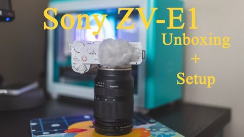 SONY ZV E1 in White Unboxing Setup First Impressions Sony ZVE1