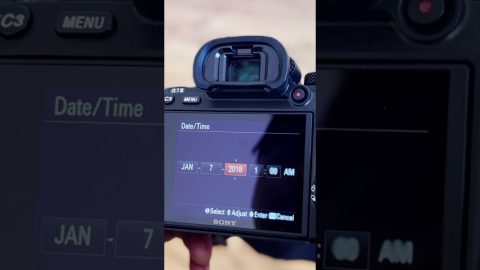 Sony A7 iii First Touch And Setup shorts