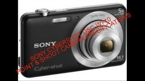 Sony Cybershot Dsc w710 Point Shoot Camera Specifications unboxing review